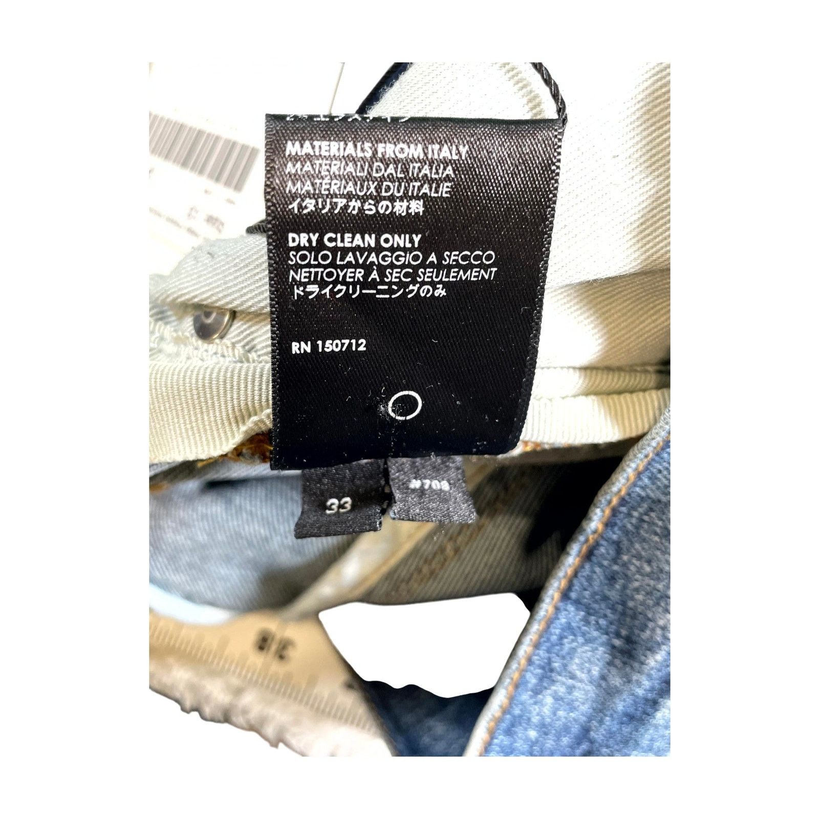 Amiri Amiri "Classic Denim Patch MX2" Deep Jeans Size US 33 - 7 Thumbnail