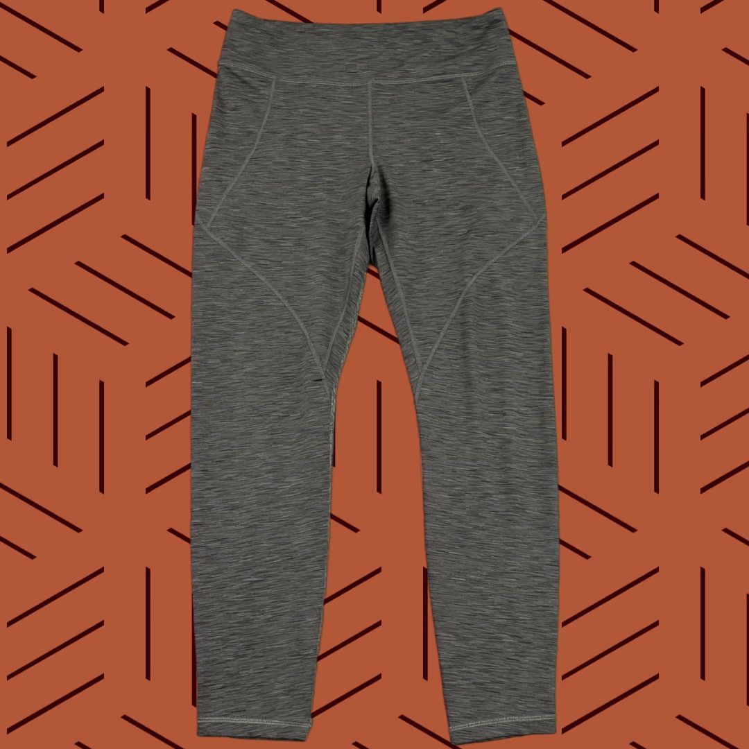 Patagonia VINTAGE Patagonia Centered Tights Womens Large / 27" Ankle Heather Gray Active Hike Yoga Size ONE SIZE - 1 Thumbnail