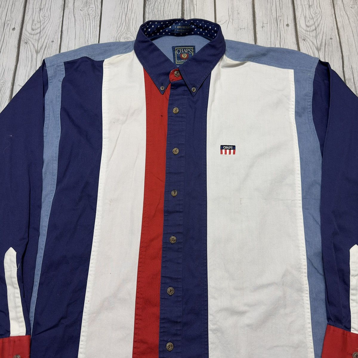 Chaps Ralph Lauren × Vintage Vintage Chaps Ralph Lauren shirt Size US XL / EU 56 / 4 - 3 Thumbnail