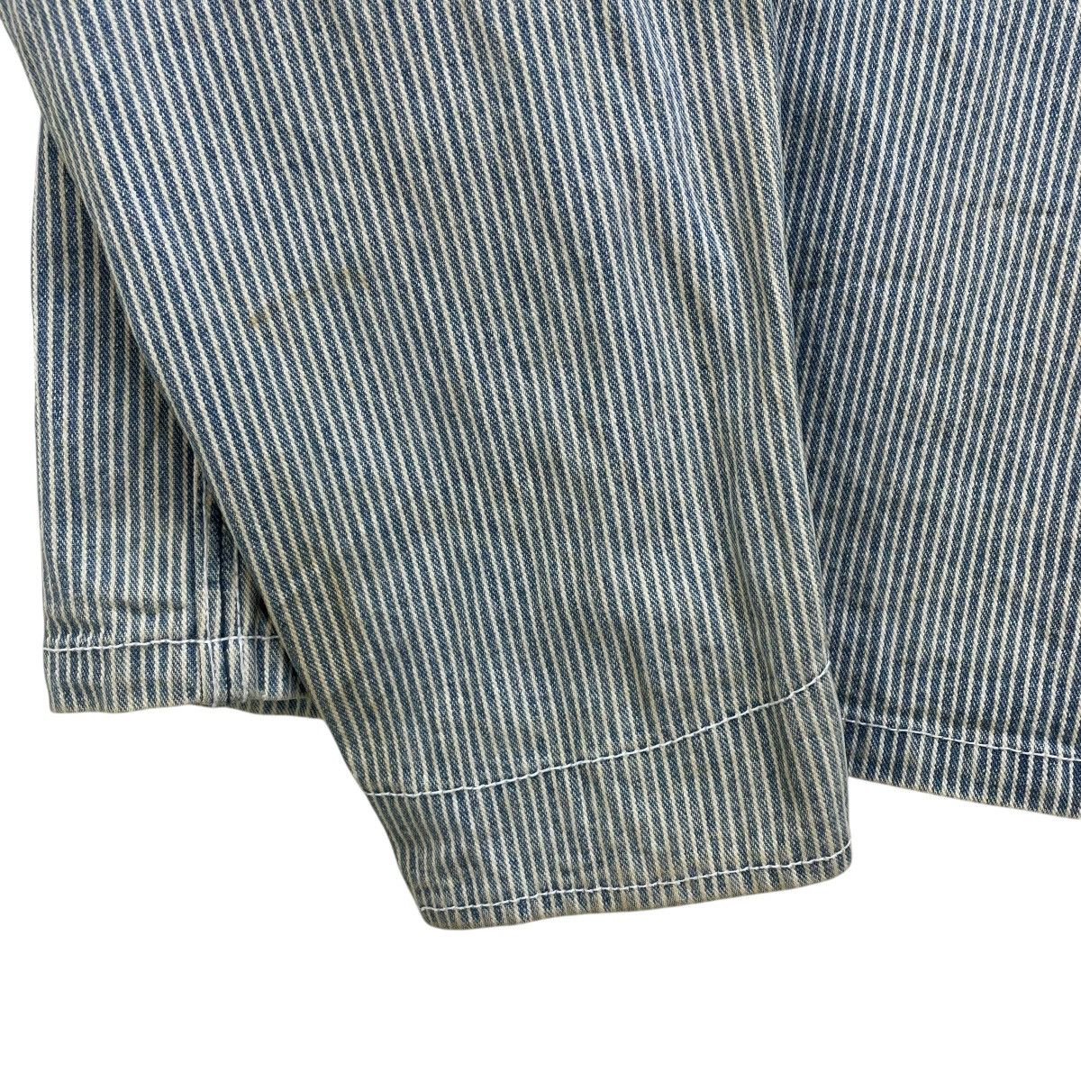 45rpm 💥Faded Japanese Brand Back Number Hikory Stripe Marine Army Size US M / EU 48-50 / 2 - 9 Thumbnail