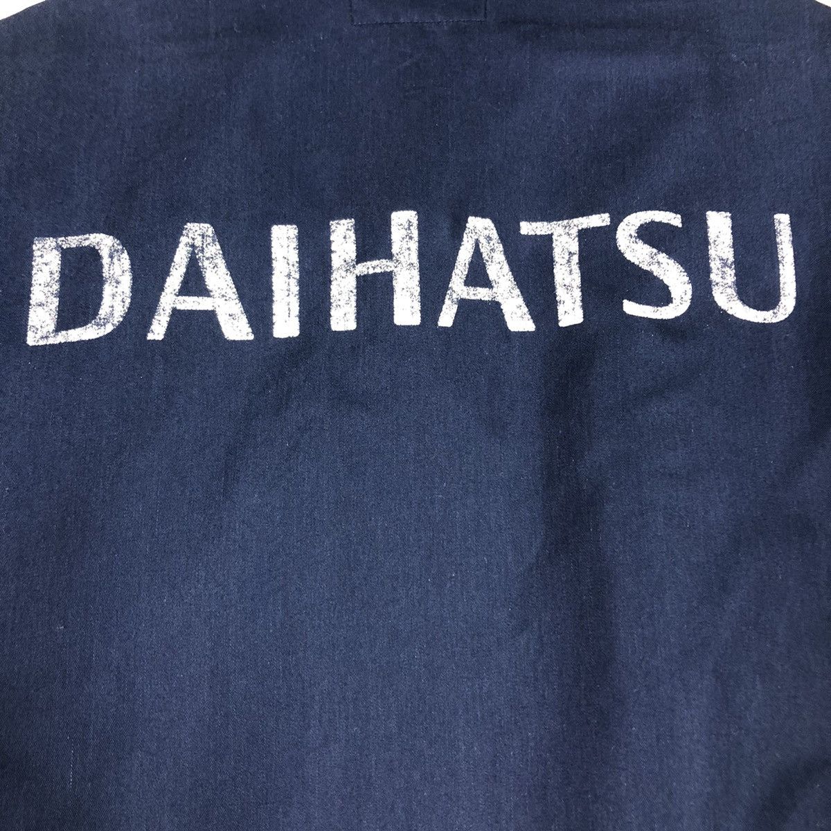 Japanese Brand 📌Vintage Coverall Worker Racing Daihatsu JDM Big Logo Size US 38 / EU 54 - 16 Thumbnail