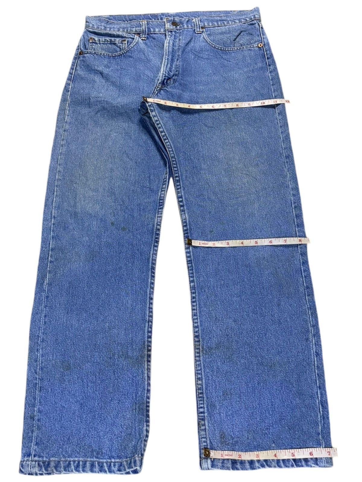 Levi's × Vintage Vintage 70s Levis Blue Wash Grunge Style Jeans Size US 33 - 14 Thumbnail
