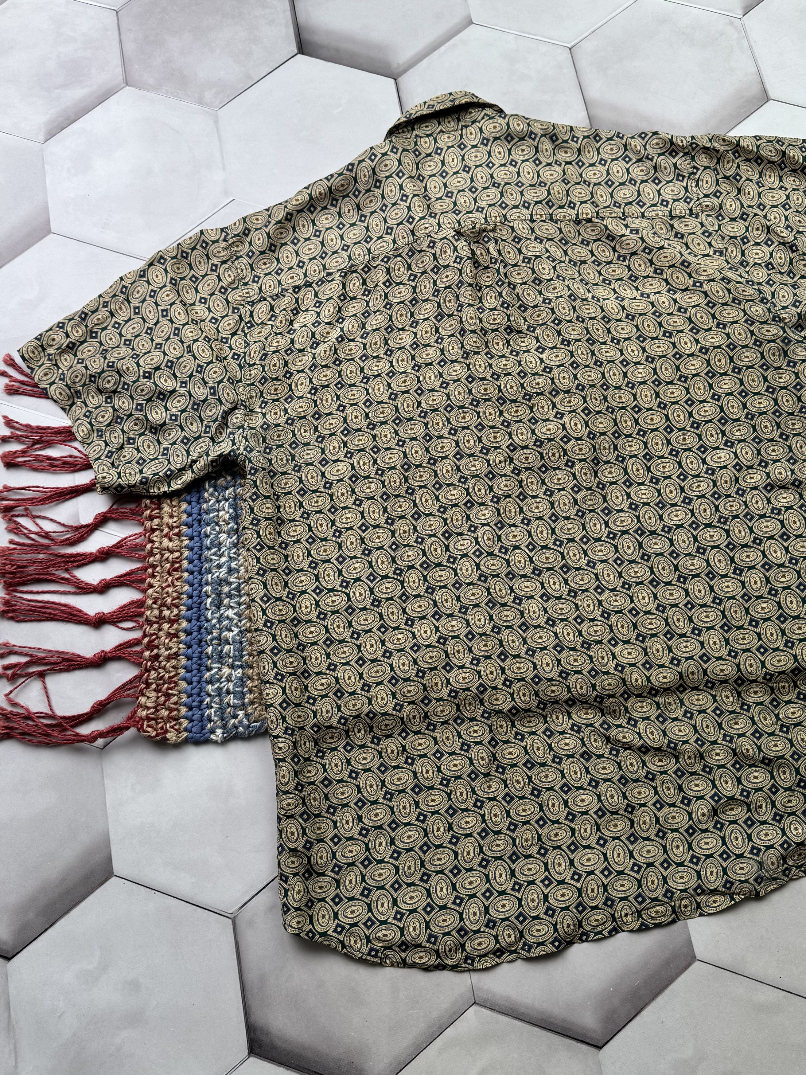 Japanese Brand Vintage Silk Shirt (E4) Size US XXL / EU 58 / 5 - 8 Thumbnail