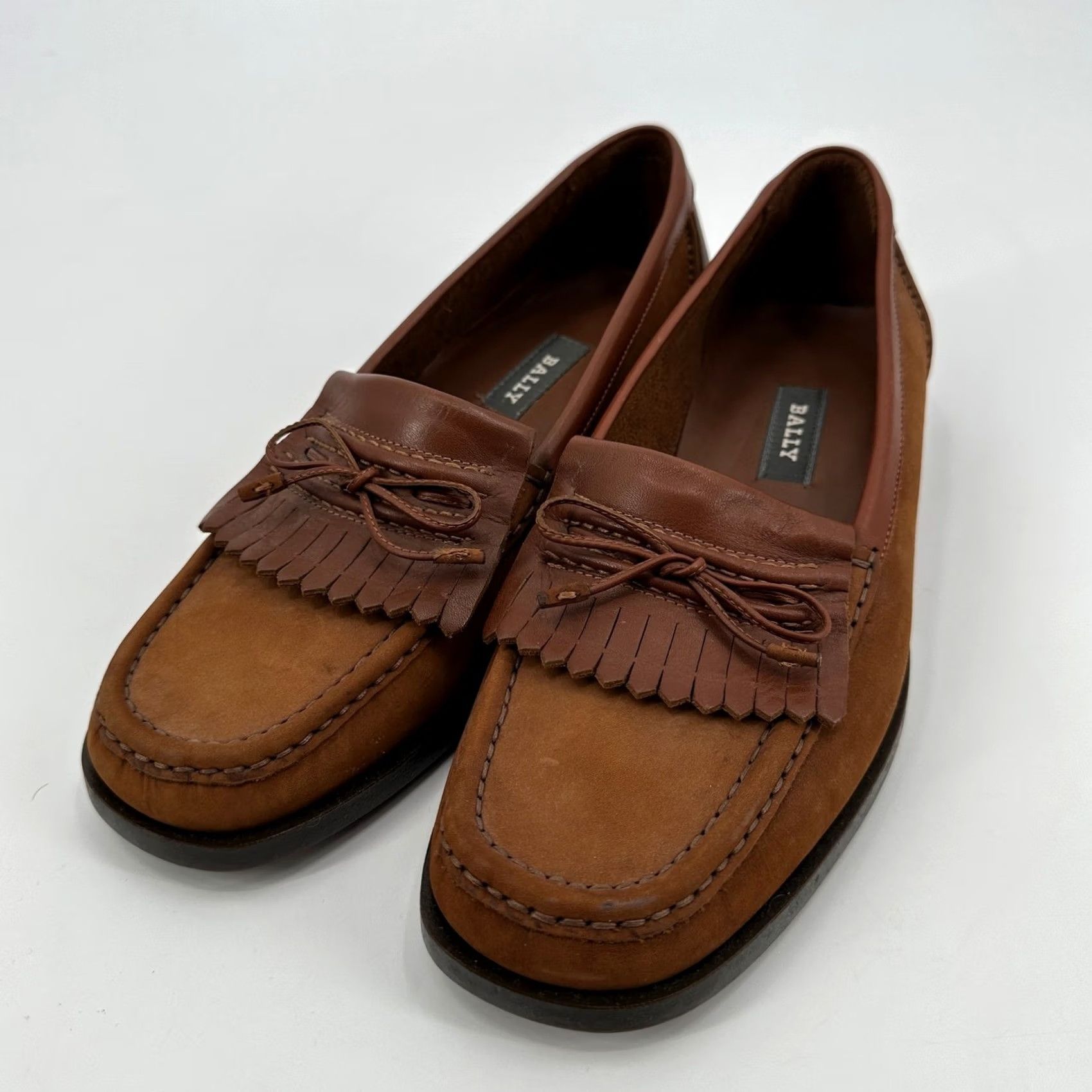 NOT AVAILABLE - Vintage Bally Kiltie Loafer BALLY VIGO Dark Brown Buttery Leather Tassel Kiltie Loafers  main image 2