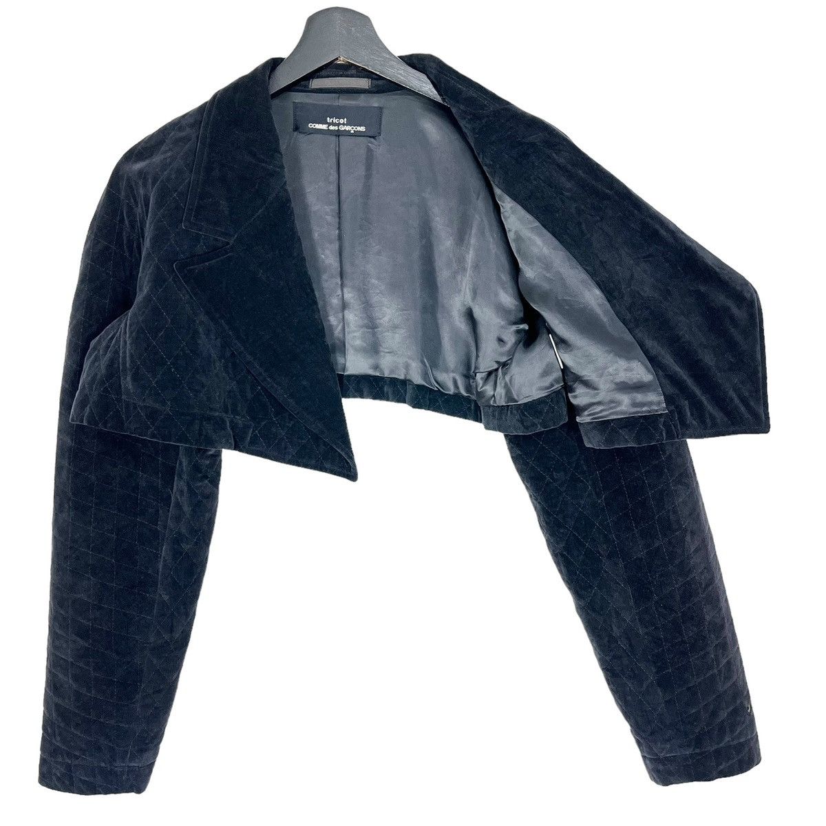 Comme des Garcons × Tricot Comme des Garcons × Vintage Vintage Comme des Garçons Tricot Asymmetrical Cropped Jacket Size S / US 4 / IT 40 - 5 Thumbnail