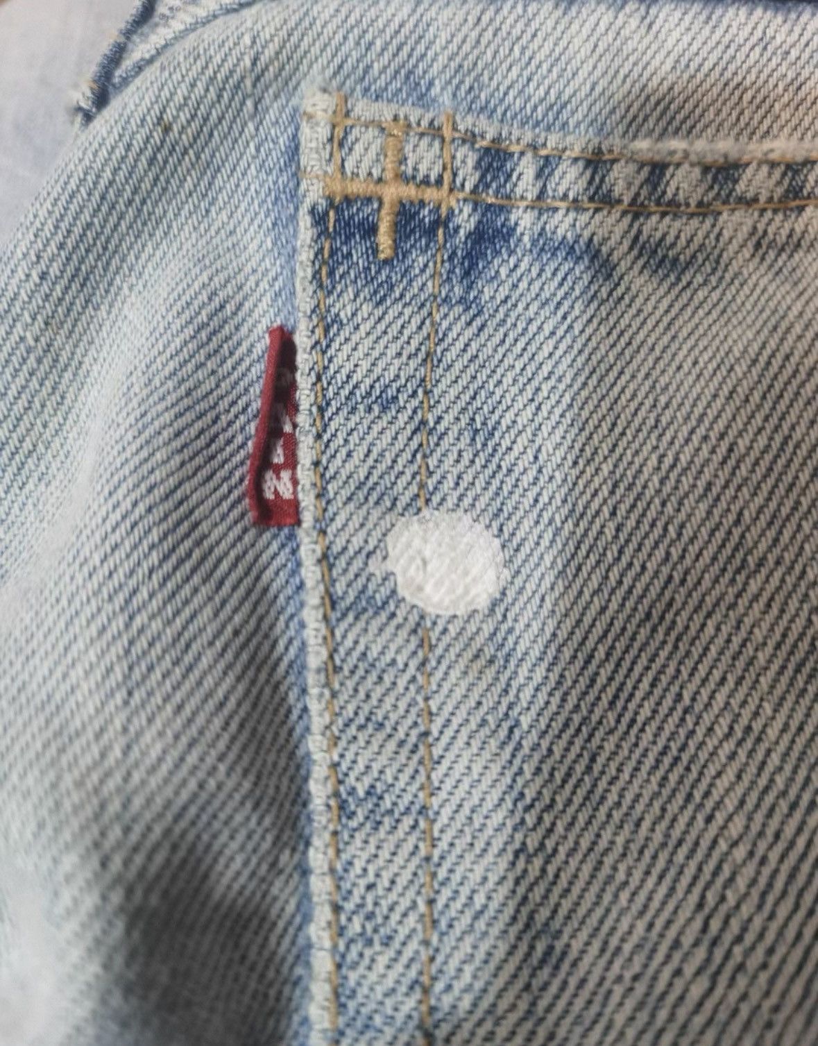 Number (N)ine Sz 2 Number Nine 06 Archive Splash Distressed Denim-2508 Size US 30 / EU 46 - 4 Thumbnail