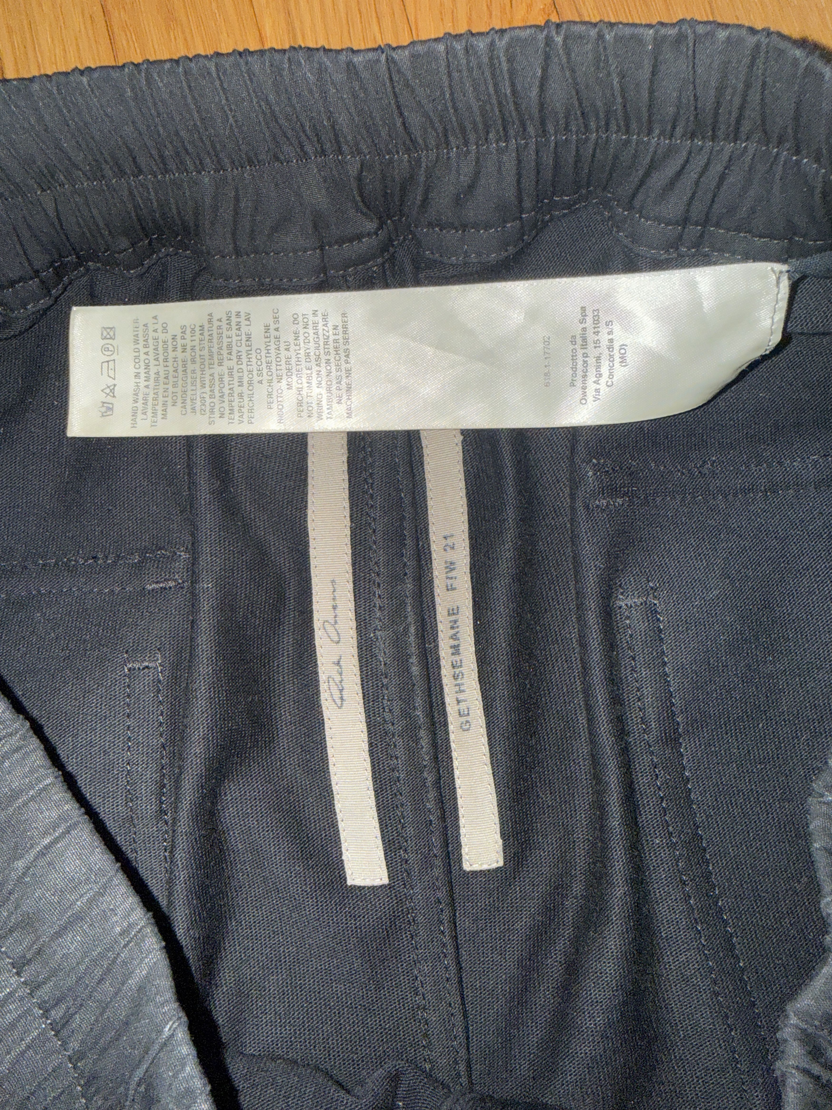 Rick Owens Bauhaus Gethsemane '21 Pants Size US 34 / EU 50 - 6 Thumbnail