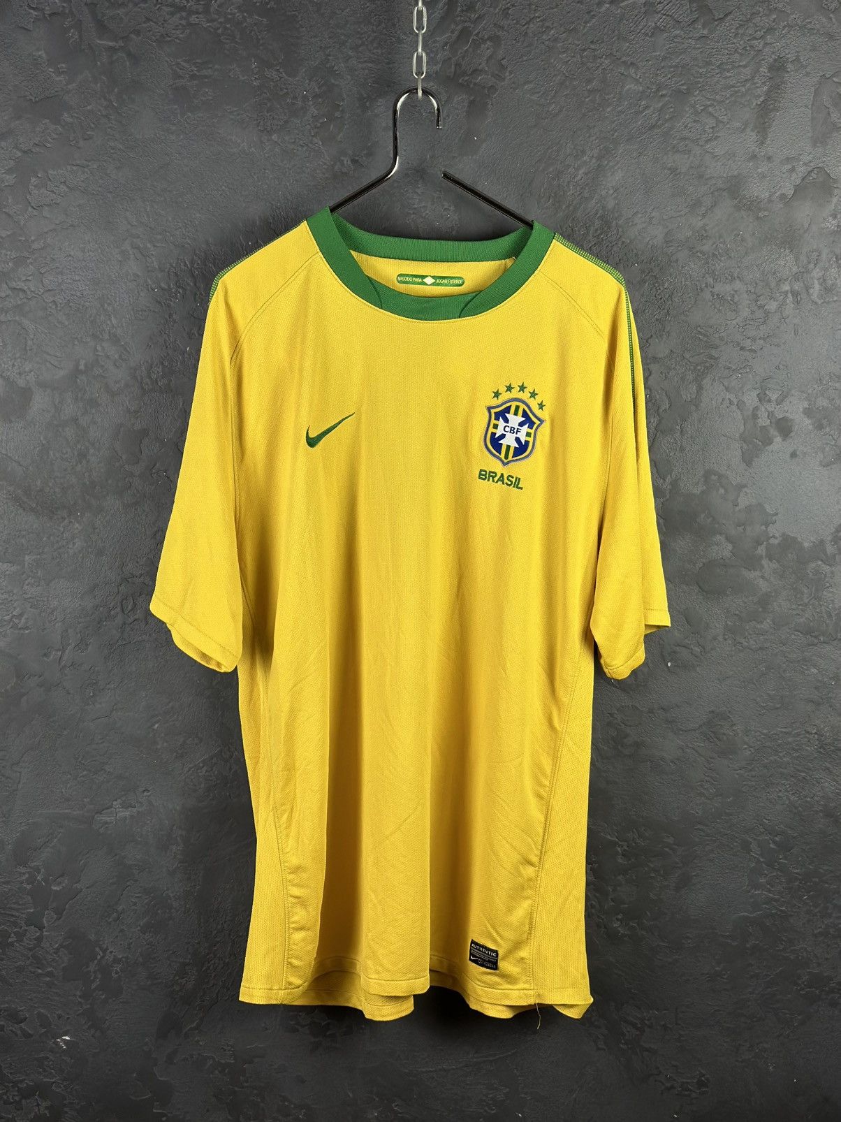 Nike × Vintage Vintage Nike Brazil Football Shirts Soccer Jersey Size US XXL / EU 58 / 5 - 1 Thumbnail
