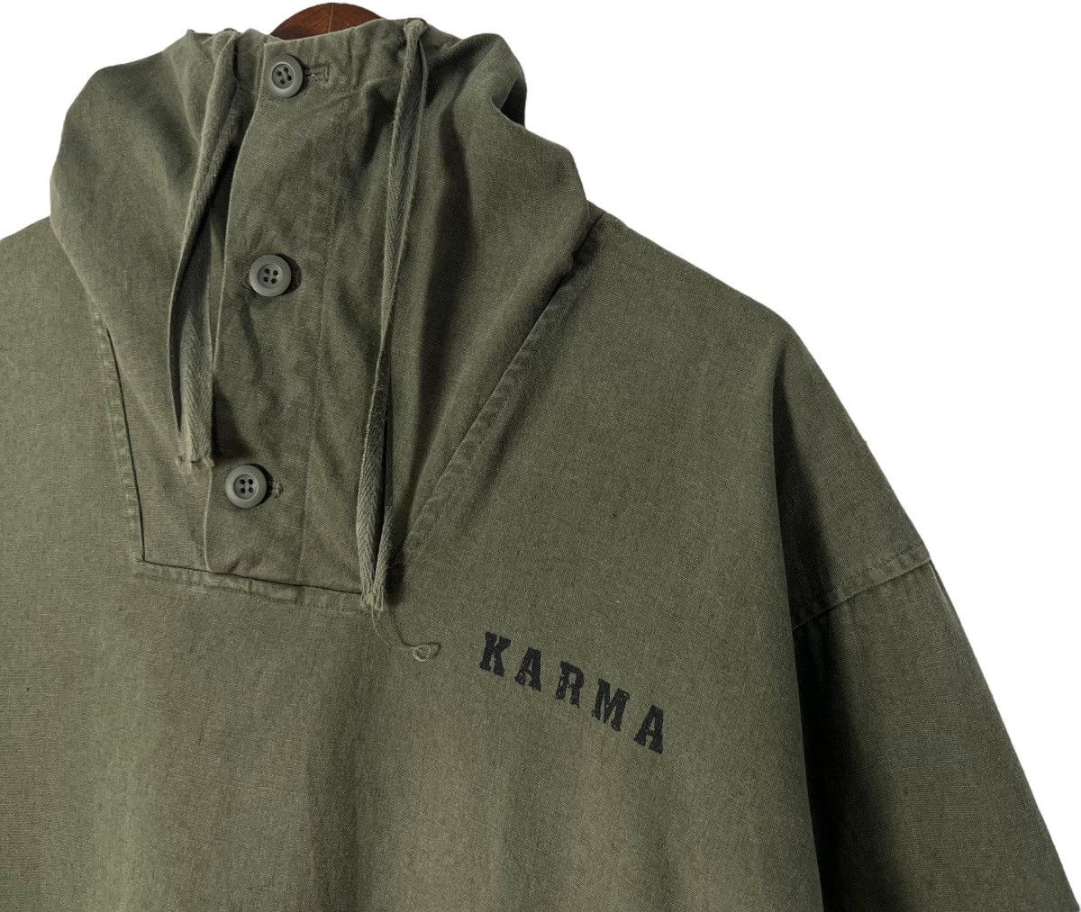 Japanese Brand Vintage KARMA Rip Off USN Anorak Smock Military Jacket Size US XXL / EU 58 / 5 - 6 Thumbnail