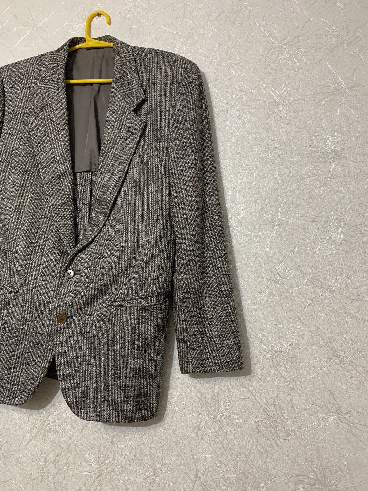 Ermenegildo Zegna × Vintage Ermenegildo Zegna Pure Silk Men’s Grey 2 Piece Blazer Jacket Size 44R - 2 Thumbnail
