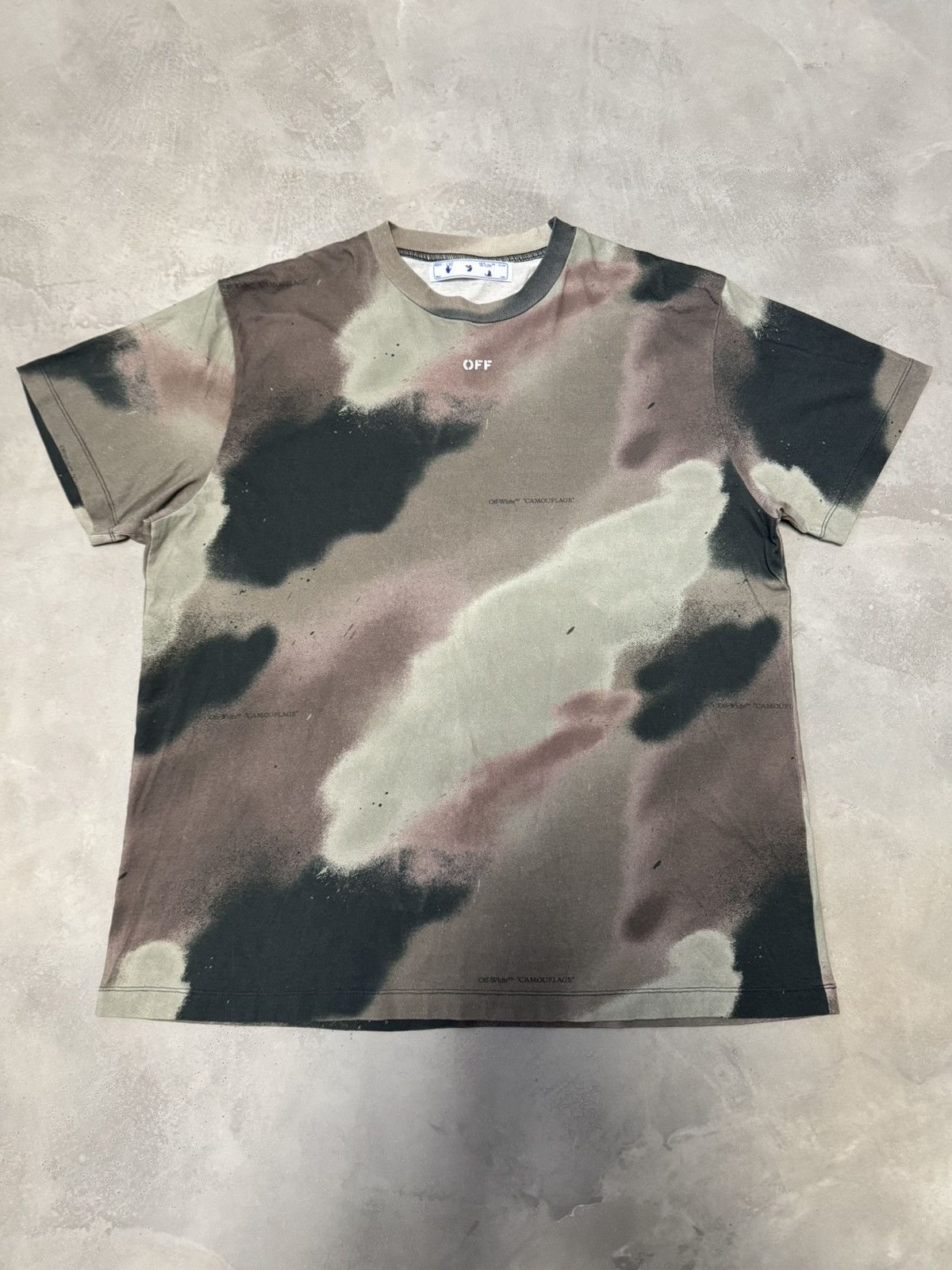 Off-White Off white camouflage T-Shirt Size US L / EU 52-54 / 3 - 1 Thumbnail