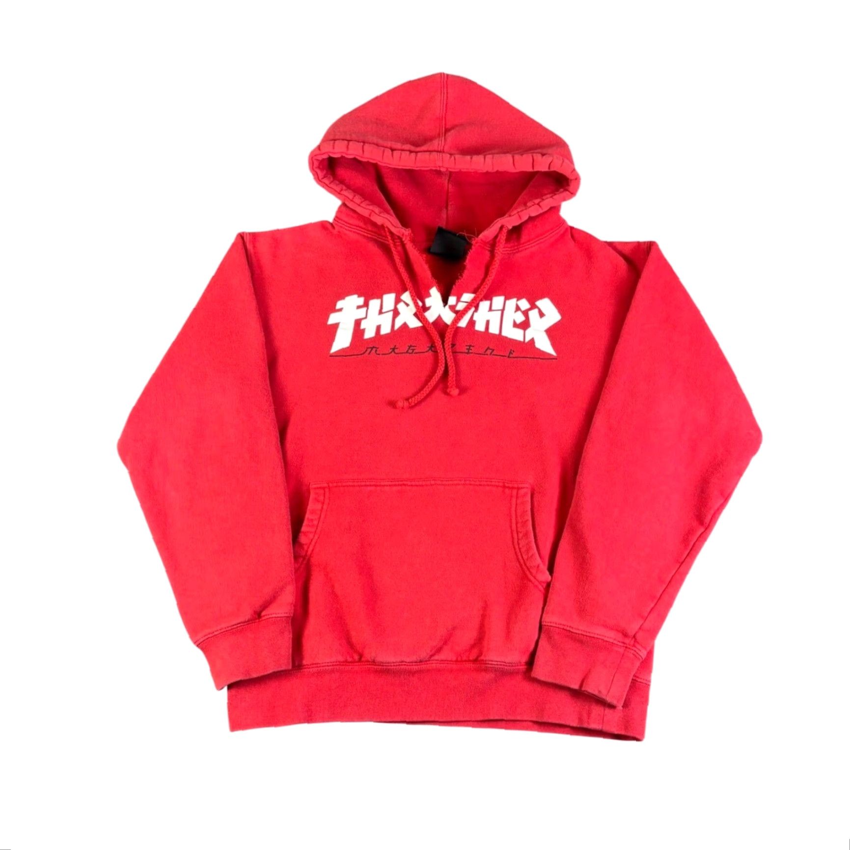Thrasher VINTAGE Thrasher Sweatshirt Hoodie Logo Red Flame Skater Small Men's Crew Neck Long Sleeve Pockets Graphic Print Fire 90s Size US S / EU 44-46 / 1 - 2 Thumbnail