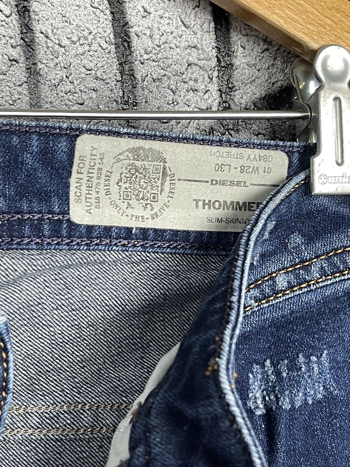 Diesel Diesel Thommer Distressed Slim Jeans Men’s Size W28 L30 Size US 28 / EU 44 - 12 Thumbnail