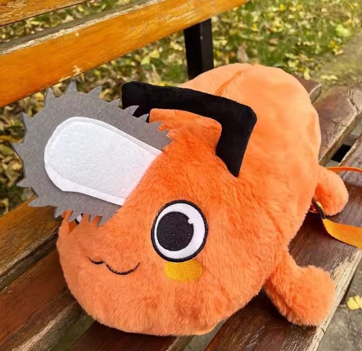 The Unbranded Brand Cute Anime Orange Dog Bag Size ONE SIZE - 3 Thumbnail