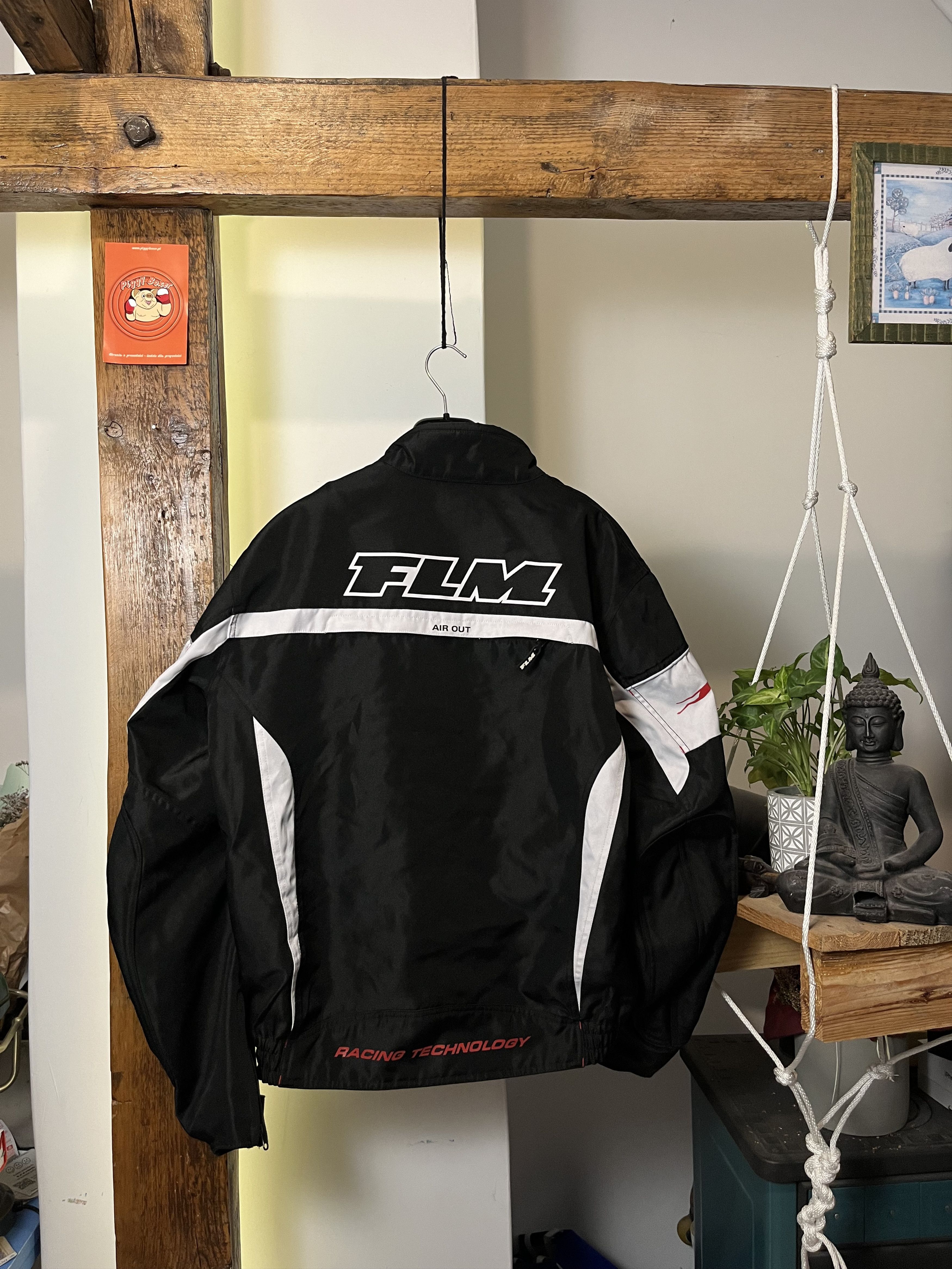 Vintage 90s FLM Racing Jacket Size US XL / EU 56 / 4 - 2 Thumbnail