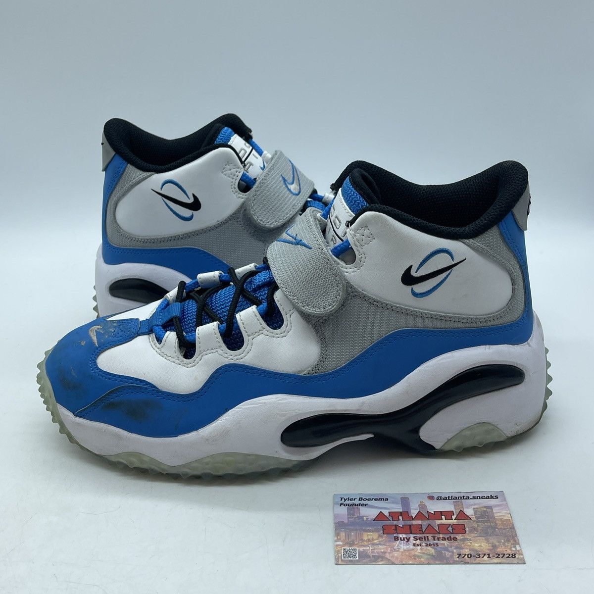 Nike Air zoom turf white photo blue Size US 11 / EU 44 - 1 Thumbnail