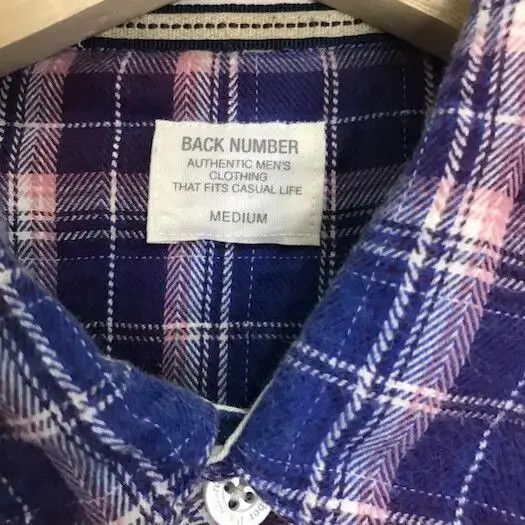 Japanese Brand Japanese Brand Back Number Plaid Tartan Flannel Shirt Size US M / EU 48-50 / 2 - 5 Thumbnail