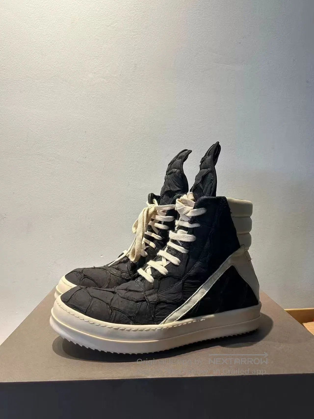 Rick Owens Rick Owens Unique Fish Skin Sneakers. Size US 6 / EU 39 - 2 Thumbnail