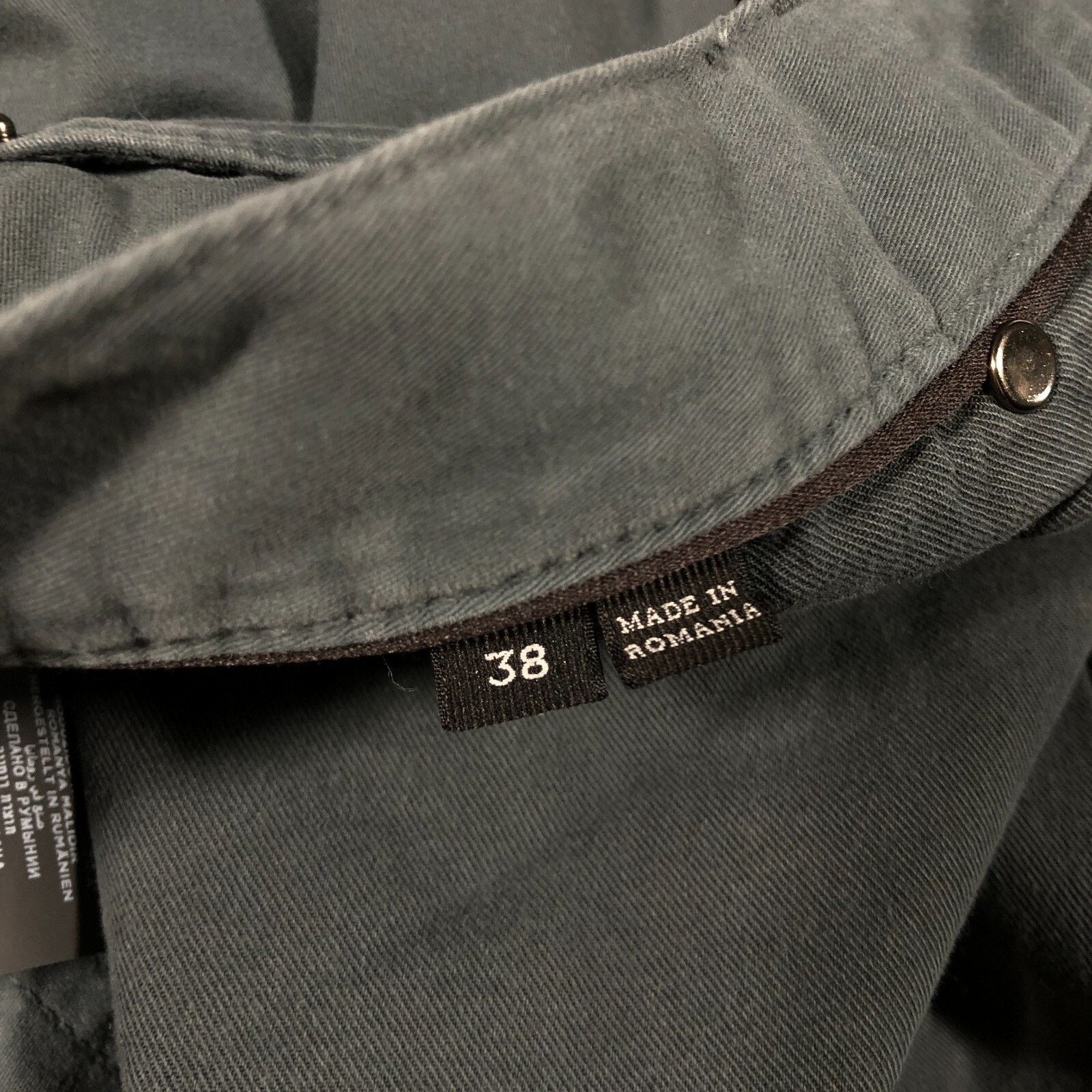 Ermenegildo Zegna Ermenegildo Zegna Gray Chino Casual Pants Size 38 Size US 38 / EU 54 - 6 Thumbnail