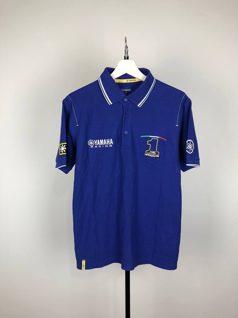 Yamaha YAMAHA RACING POLO T-SHIRT VALE 46 BLUE SIZE M Size US M / EU 48-50 / 2 - 1 Thumbnail