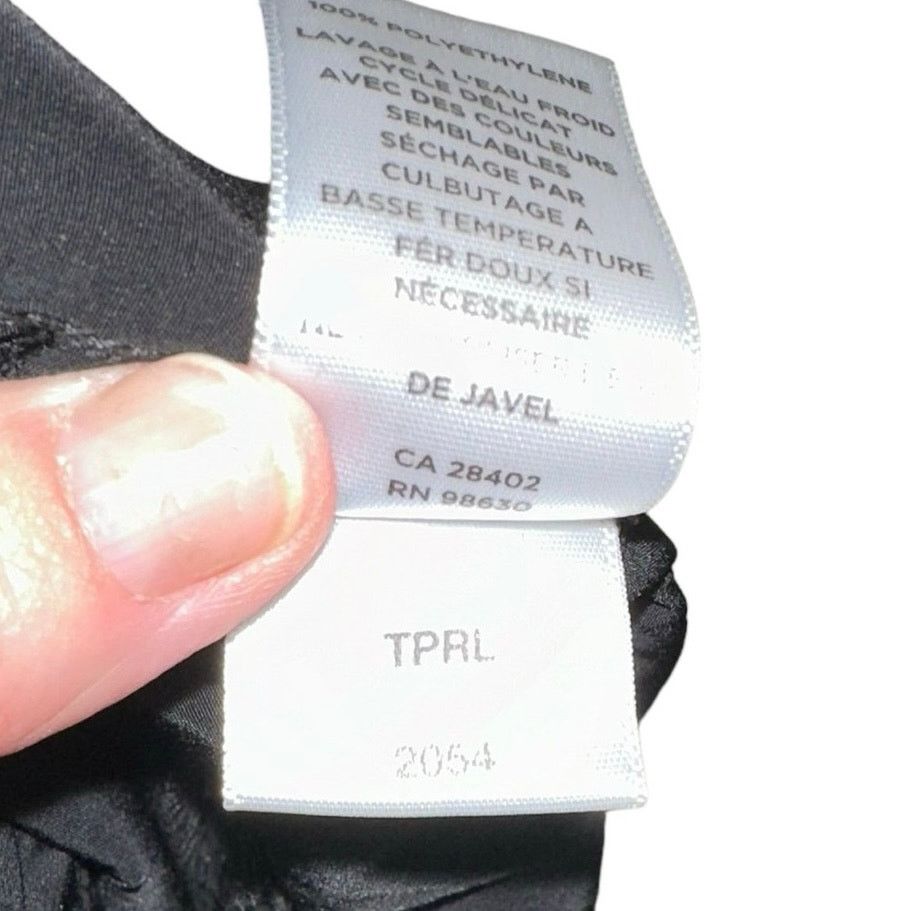 Other Lilla P Black Pull On Cropped Capri Pants Size 32" / US 10 / IT 46 - 5 Thumbnail