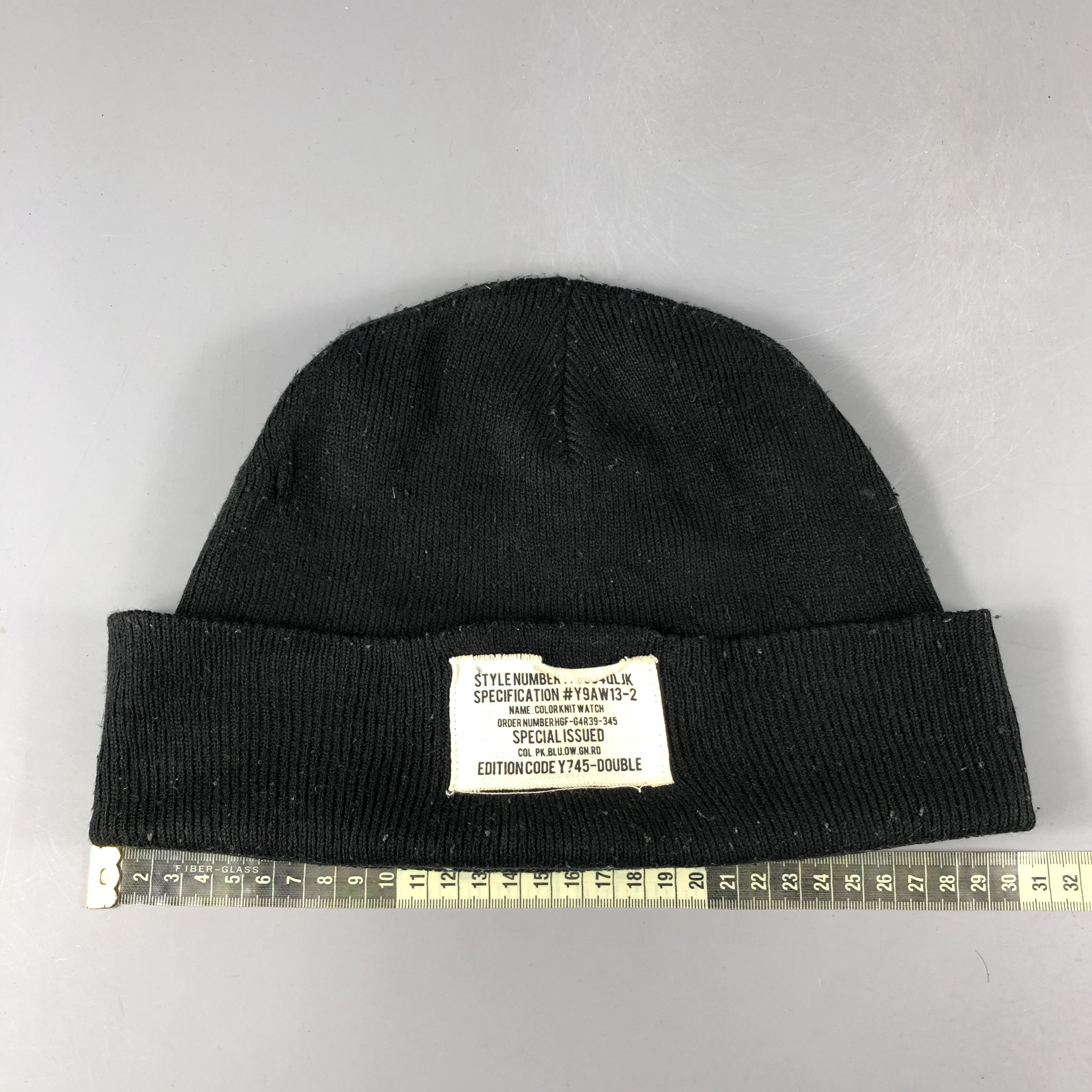 Vintage Special Issued Black Beanie Snow Hat Snow Cap -D1190 Size ONE SIZE - 4 Thumbnail