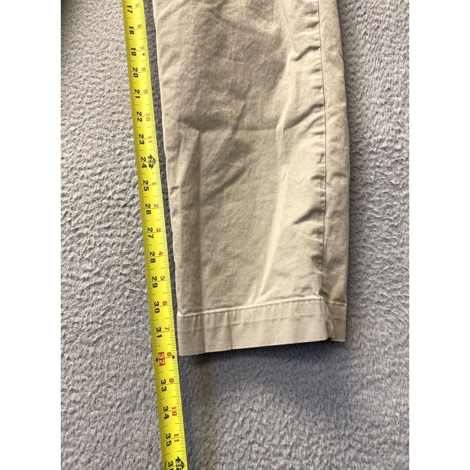 Polo Ralph Lauren Ralph Lauren Chino Pants Men 38x32 Light Tan /0772 Casual, Flat Front, Straight Leg, Cotton Twill, Button Zip Closure, Logo, Pockets, Preston Pant Size US 38 / EU 54 - 6 Thumbnail