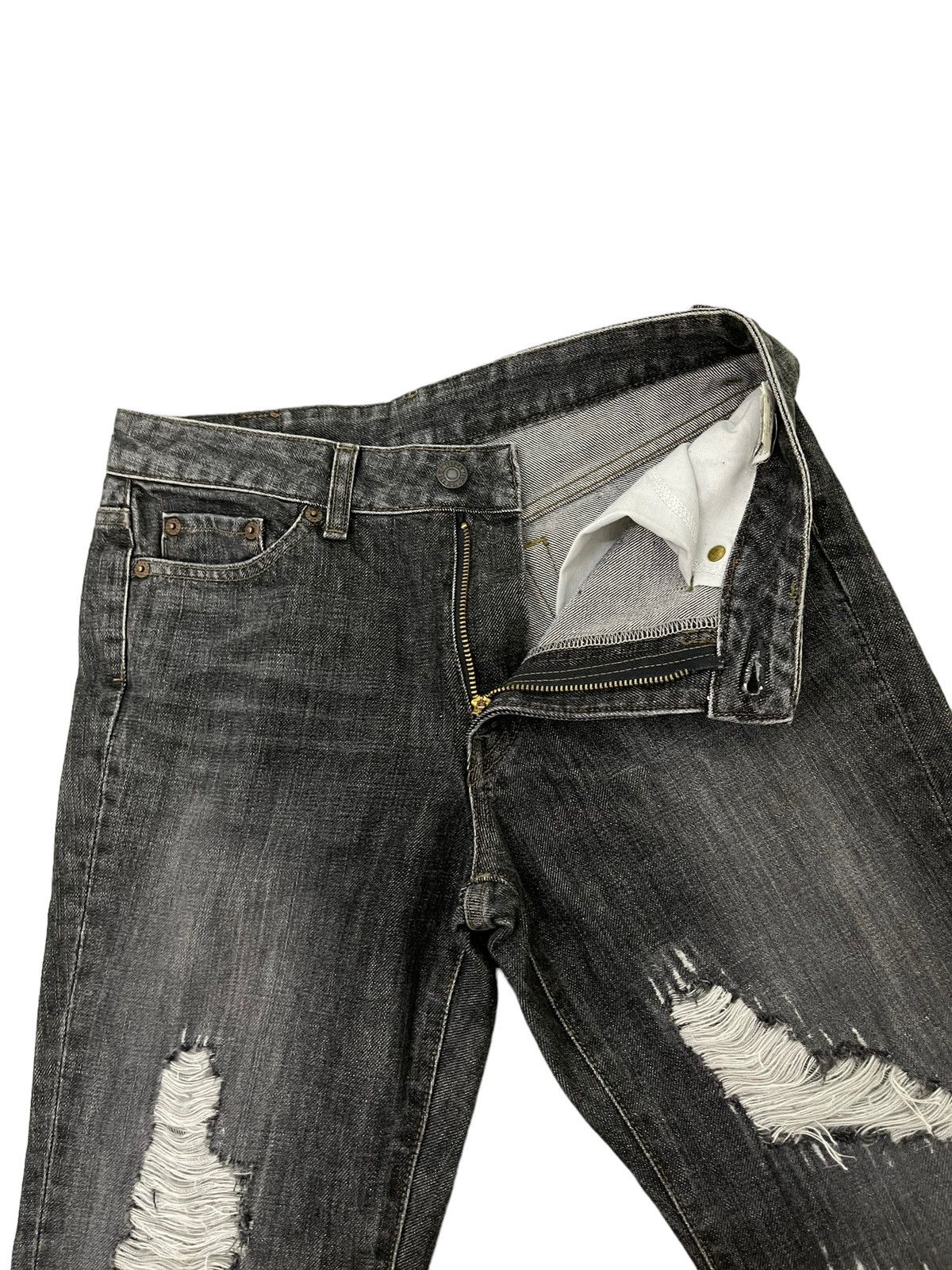 Japanese Brand Flare Jeans Sweet Camel Slim Distress Boot Cut 6🟦3 Size US 29 - 9 Thumbnail