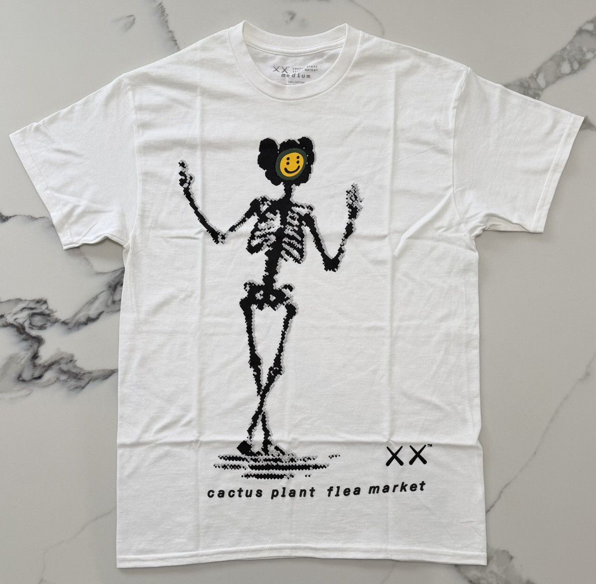 Cactus Plant Flea Market × Kaws KAWS X Cactus Plant Flea Market Shirt White Size Medium NEW Size US M / EU 48-50 / 2 - 1 Thumbnail