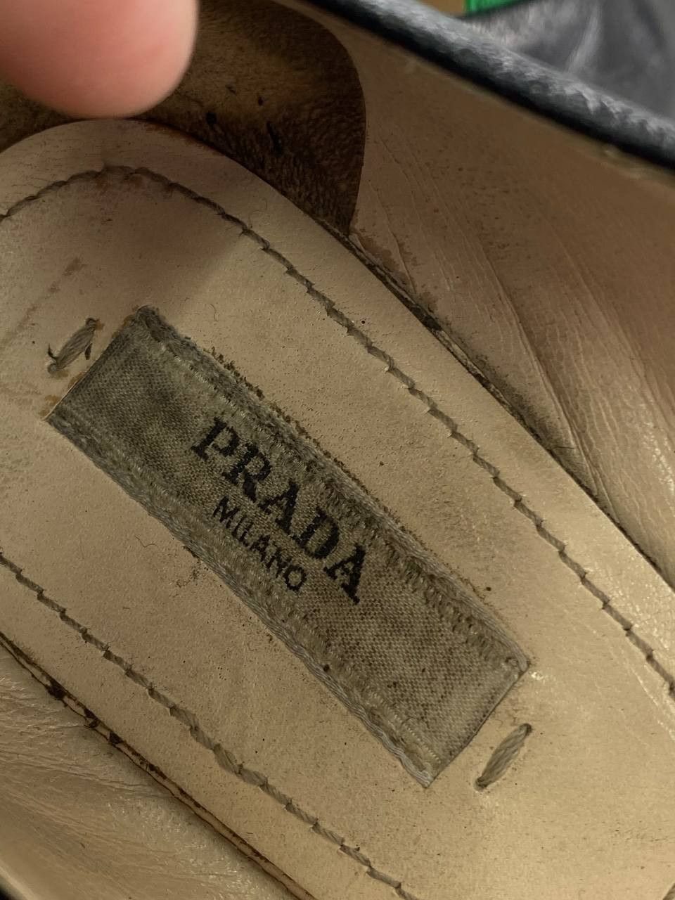 Prada Prada Leather Ballet Flats Women Size 36.5 Black Size US 6.5 / IT 36.5 - 13 Thumbnail