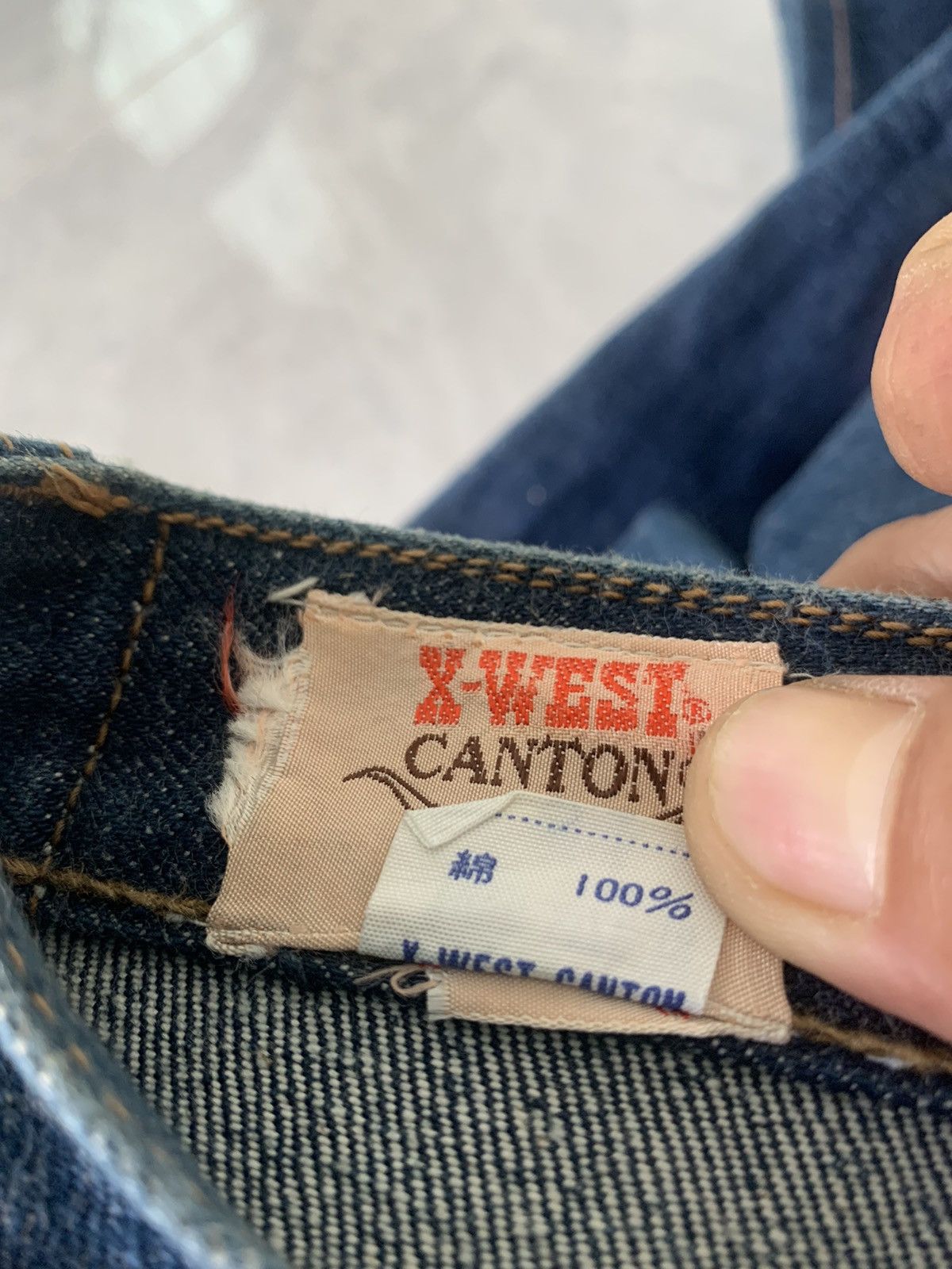 Japanese Brand × Sugar Cane × Vintage Vintage 70s Canton X West Flared denim Size US 34 / EU 50 - 18 Thumbnail