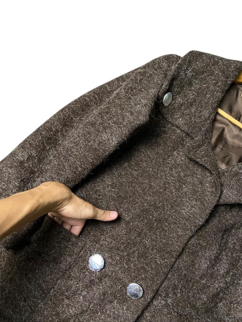 Japanese Brand Vintage MILANO SPORT Double Breasted Wool Coat (137) Size US XS / EU 42 / 0 - 4 Thumbnail