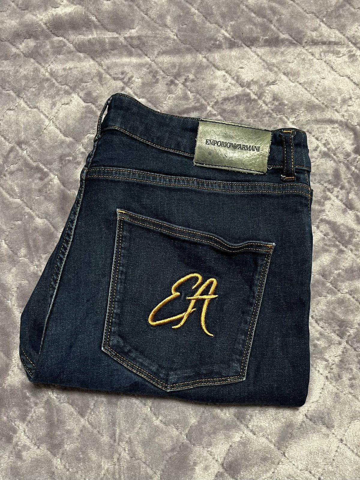 Armani Exchange × Emporio Armani × Giorgio Armani 🌟ARMANI DENIM JEANS Pants Size US 33 - 1 Thumbnail