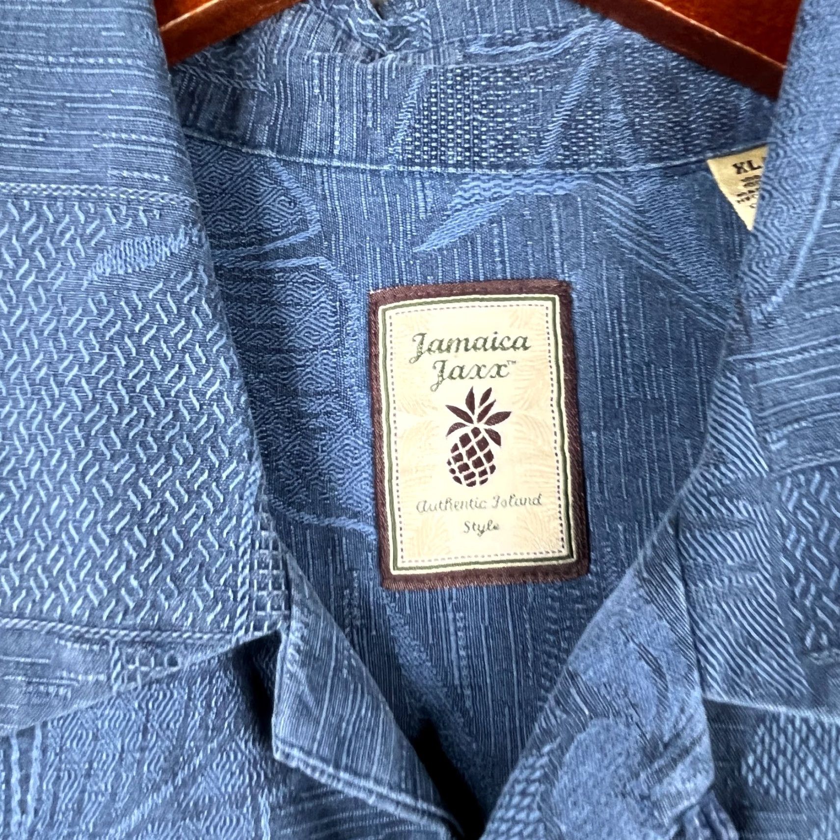 Vintage Jamaica Jaxx Silk Tropical Shirt XL Mens Short Sleeve Button-Up Pocket Blue Floral Casual Size US XL / EU 56 / 4 - 5 Thumbnail