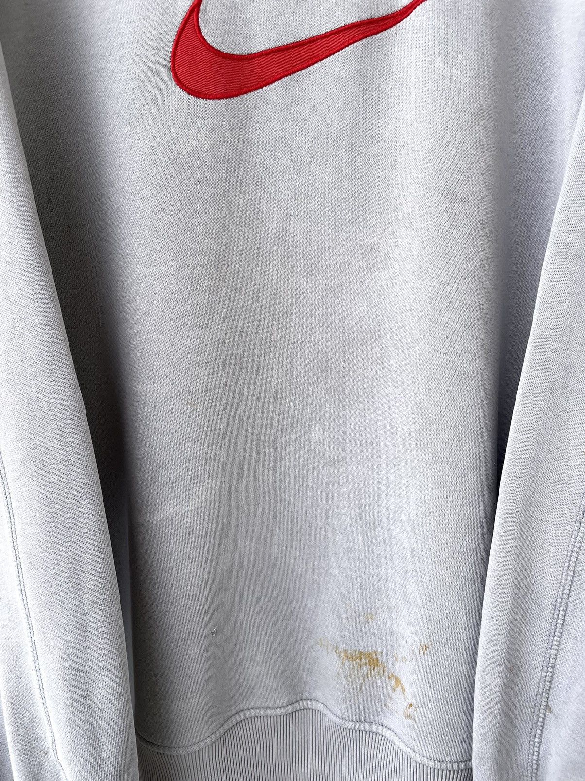 Nike Vintage Y2K Nike Big Logo Distressed Trashed Sweatshirt Size US XL / EU 56 / 4 - 12 Thumbnail