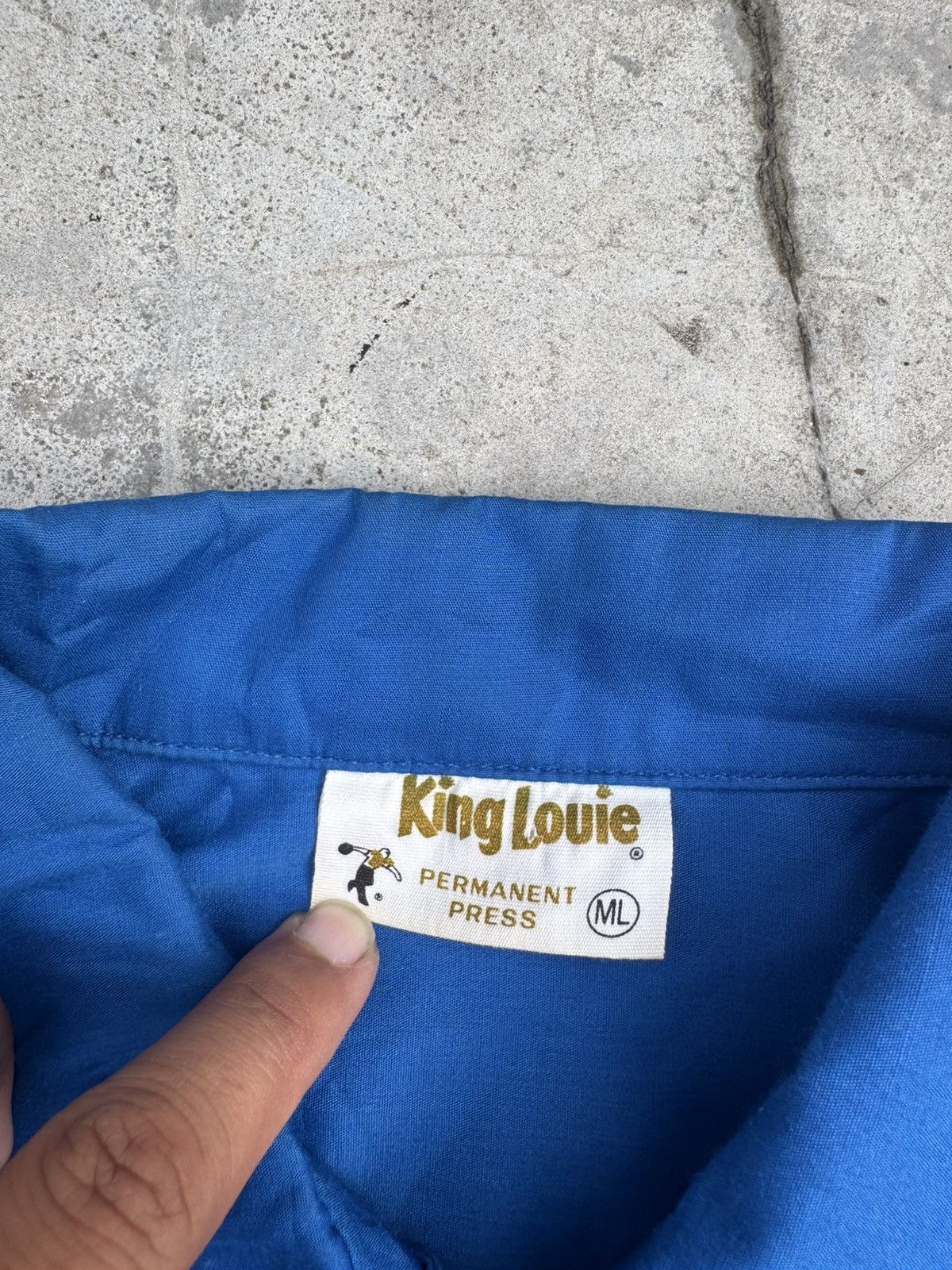 Vintage 1970s King Louie Bowling Shirt Size US L / EU 52-54 / 3 - 5 Thumbnail