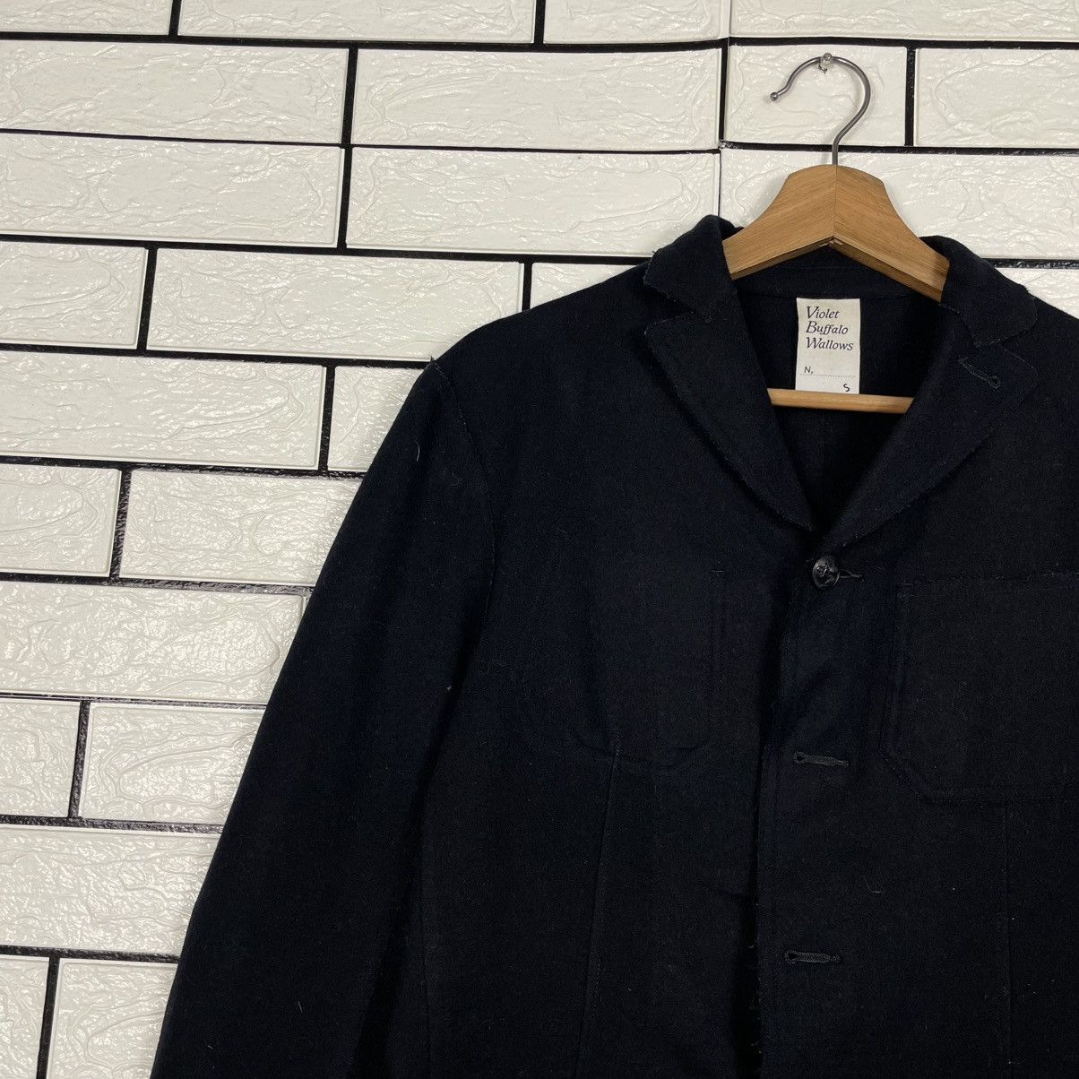 Japanese Brand Violet Buffalo Wallows Wool Jacket Size US S / EU 44-46 / 1 - 6 Thumbnail
