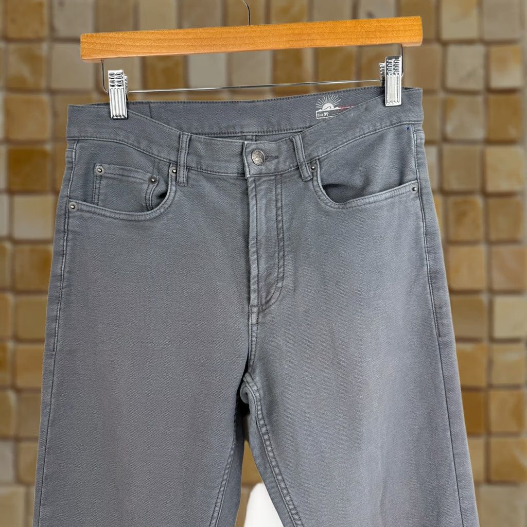 Faherty Faherty Slim Chino Pants Mens 29 Gray 5-Pocket 29x31 Stretch Flat Front Casual City Preppy Size US 29 - 1 Thumbnail