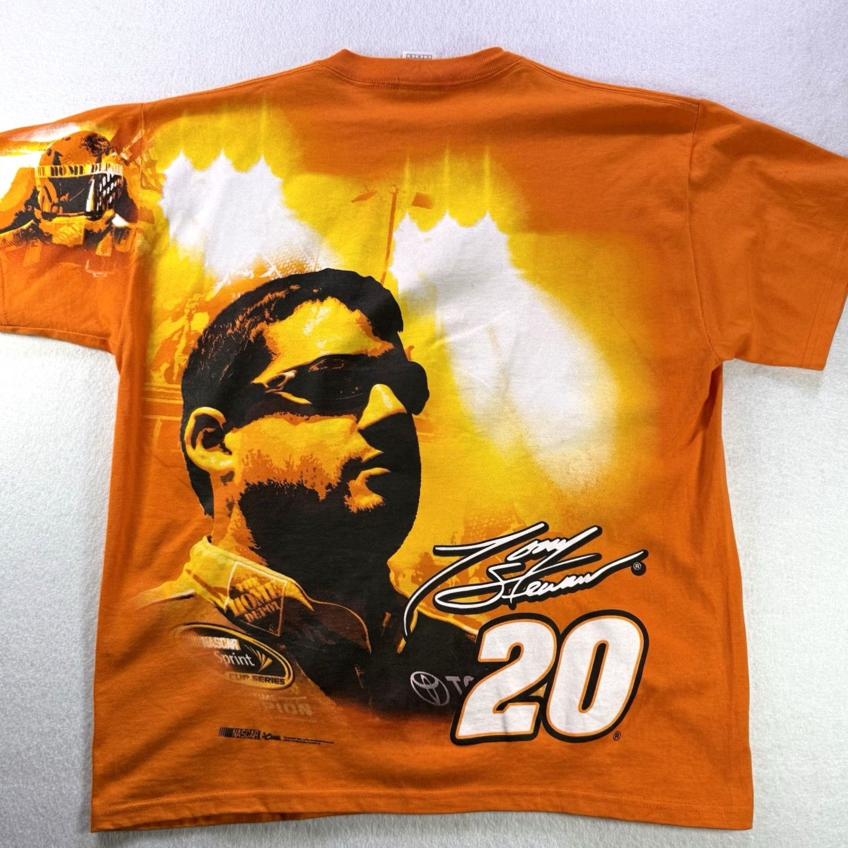 Chase Authentics VINTAGE Tony Stewart Chase Authentics Shirt NASCAR Racing T-Shirt L Orange Unisex Adults Mens Womens Size US L / EU 52-54 / 3 - 2 Thumbnail
