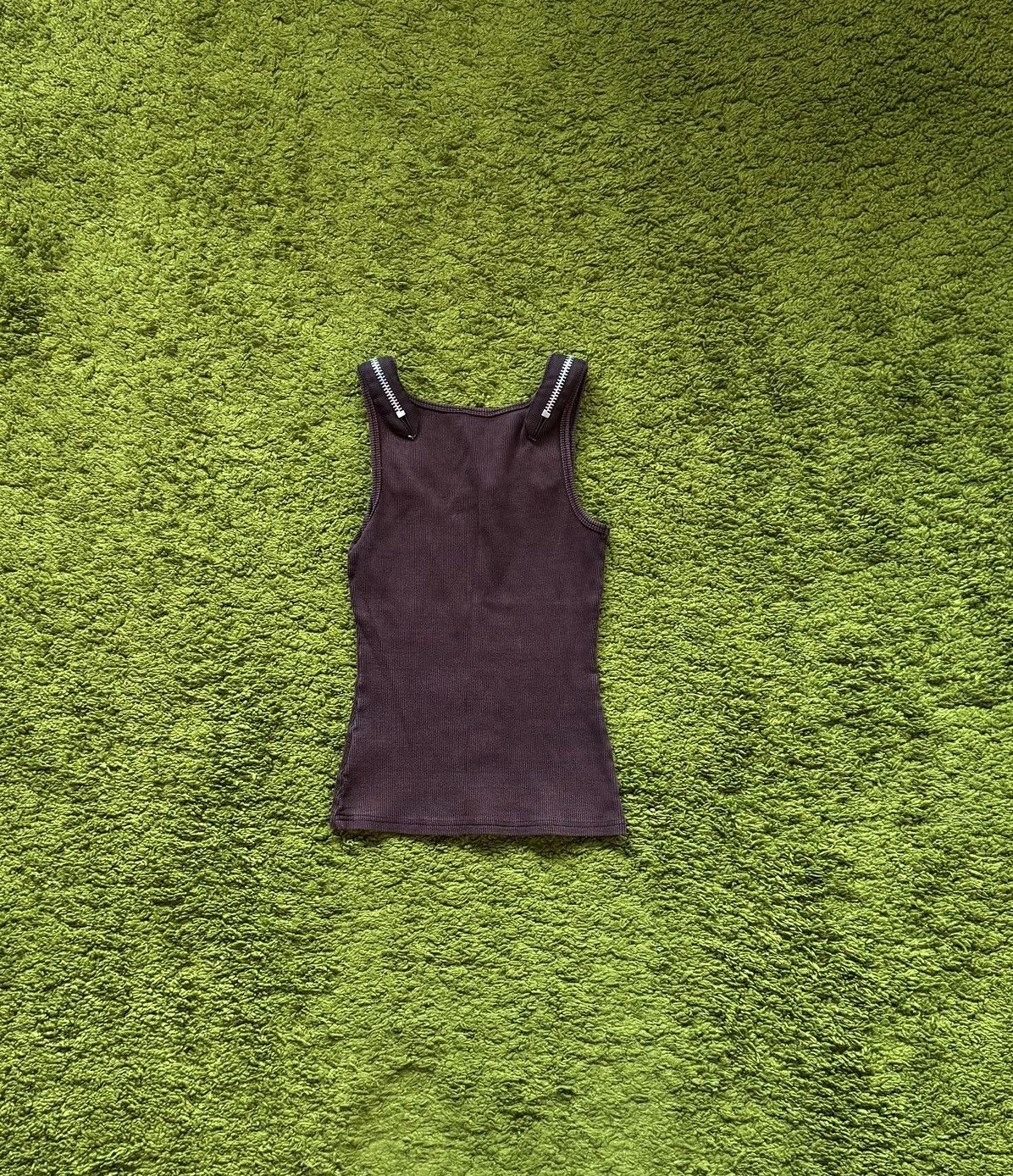 If Six Was Nine Avant Garde zip shoulder ribbed L.G.B Japan style tank top Size S / US 4 / IT 40 - 2 Thumbnail