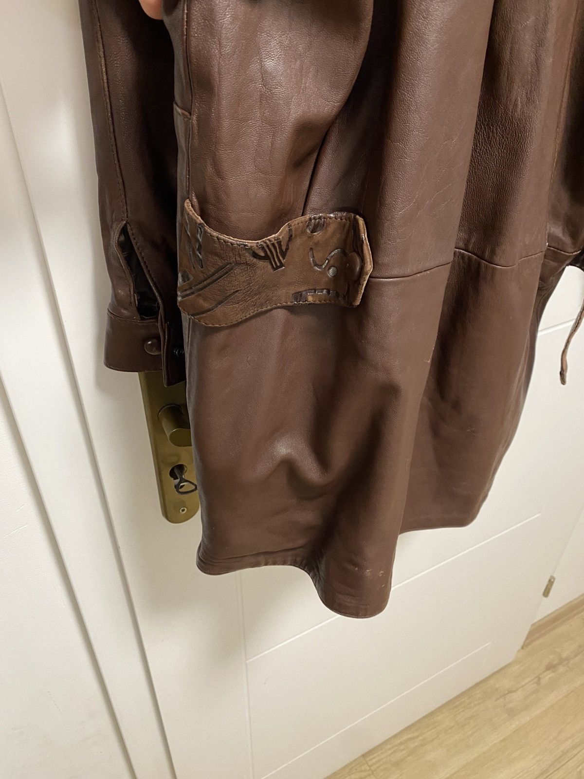 Affliction × Vintage Leather Brown jacket vintage oversize Size L / US 10 / IT 46 - 8 Thumbnail