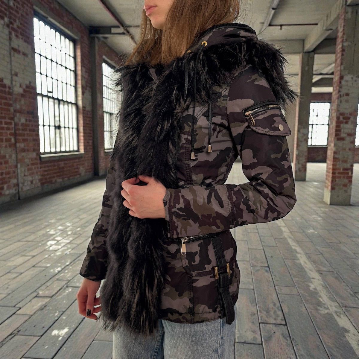 If Six Was Nine Japanese Style Vintage Avant Garde Faux Fur Details Jacket Size S / US 4 / IT 40 - 2 Thumbnail