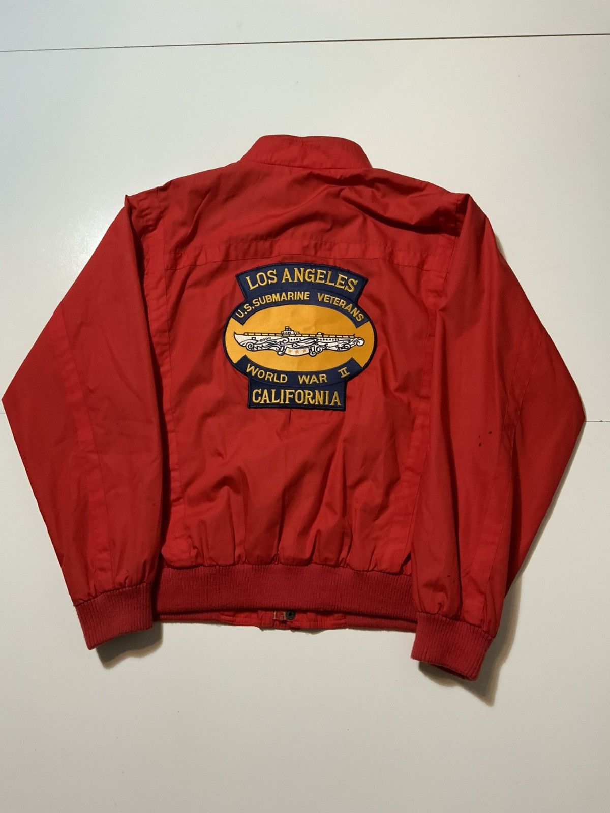 Evan Picone × Vintage Vintage US Submarine Veterans World War Los Angeles Jacket Size US M / EU 48-50 / 2 - 3 Thumbnail