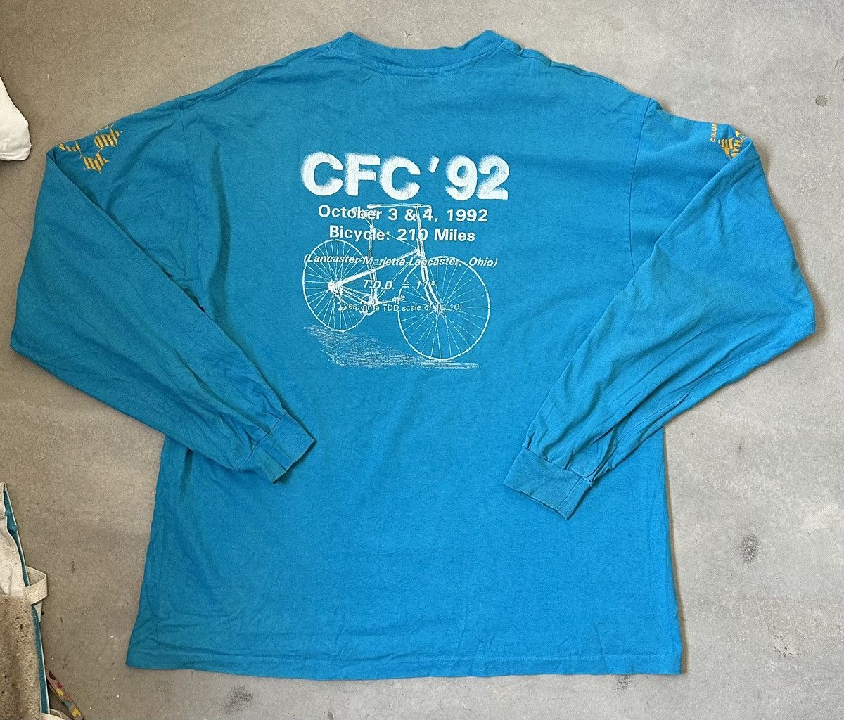 Vintage VINTAGE BICYCLE LONG SLEEVE TEE Size US L / EU 52-54 / 3 - 1 Thumbnail