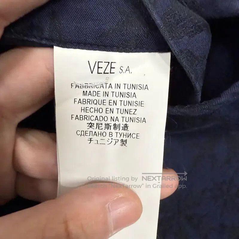Versace Versace Men's Blue Cotton Shirt . Size US S / EU 44-46 / 1 - 4 Thumbnail