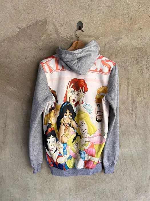 Disney × Vintage Vintage The Princess Overprint Hoodies Size US M / EU 48-50 / 2 - 5 Thumbnail