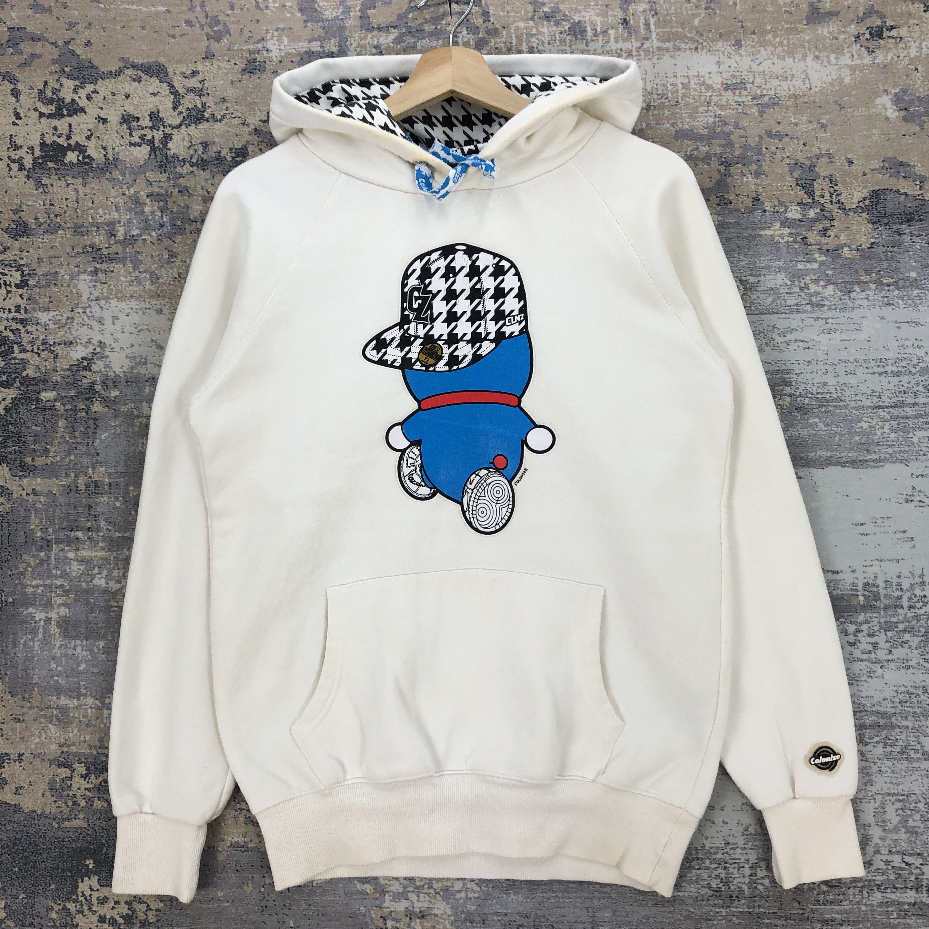 Japanese Brand × Vintage Colonize Sweater Hoodie Colonize Japanese Sweatshirt Hooded Size US M / EU 48-50 / 2 - 2 Thumbnail