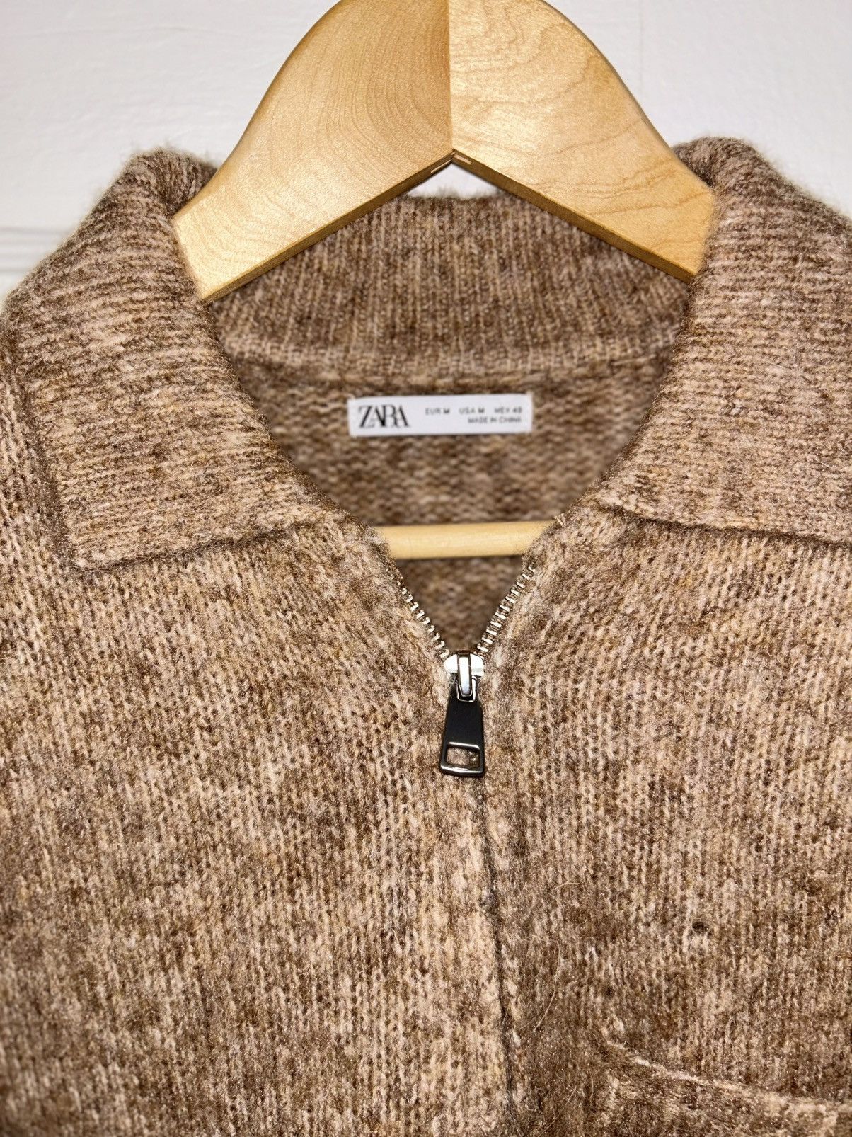 Zara Mohair Half-Zip Size US M / EU 48-50 / 2 - 2 Thumbnail