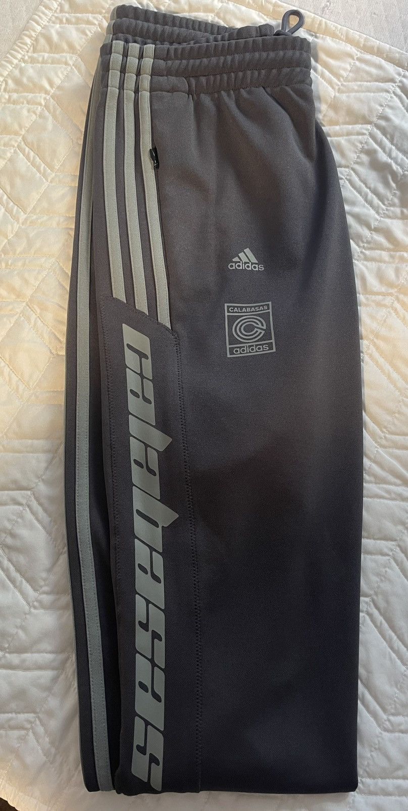 Adidas × Kanye West Adidas X Kanye West Calabasas track pants size small grey Size US 26 / EU 42 - 1 Thumbnail