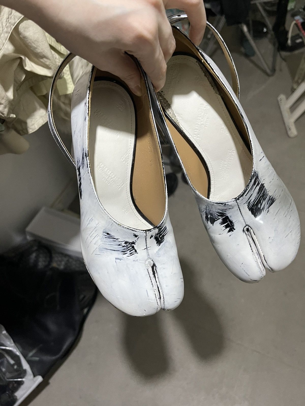Maison Margiela Maison Margiela Tabi Mary Jane Heels Size US 6 / IT 36 - 10 Thumbnail